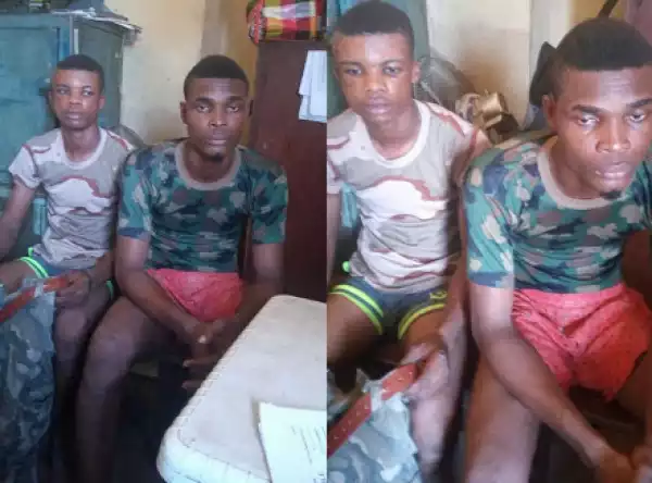 Two Civilians Posing as Soldiers Arrested in Delta (PHOTOS)